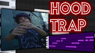 HOW TO MAKE HOODTRAP TYPE BEATS FOR XAVIERSOBASED FL STUDIO TUTORIAL