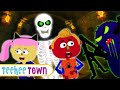Spooky Haunted Tunnel Adventure Halloween Song | Spooky Scary Skeleton Songs By Teehee Town