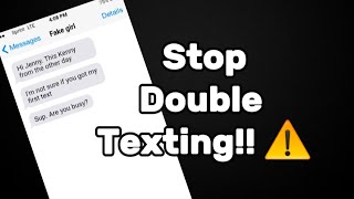 The Double Texting Trap: STOP ✋️ Making This Texting Mistake!