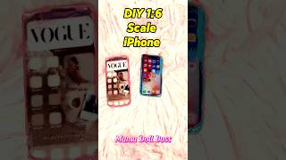 DIY Barbie Doll iPhone 📱#diy #shorts #BarbieiPhoneTutorial