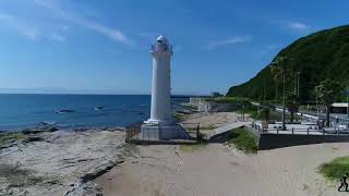 【ドローン雑談解説】知多半島の野間灯台をドローンで空撮！(Aerial shot of the Noma Lighthouse of Chita Peninsula with a drone!)