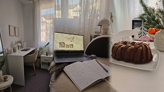 A cozy day at home 🏡 | cleaning home , banana bread, slow living