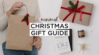 Minimalist + Meaningful Christmas GIFT IDEAS