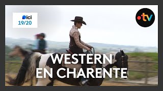 Une centaine de cavaliers participent à une compétition western en Charente