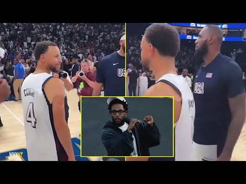 'It's not the only song in America': LeBron James couldn't care less about Stephen Curry's complaints as he shows his loyalty to Kendrick Lamar in new video