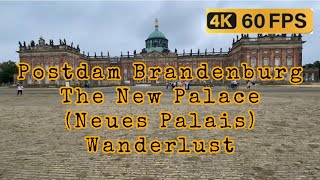 {4K60FPS} Wanderlust in New Palace (Neues Palais) |Walk in Postdam Brandenburg |Virtual Walking Tour