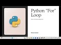 Python For Loop Explained (Beginner's Friendly)