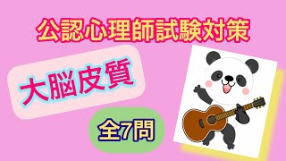 公認心理師　試験対策問題　大脳皮質　聞き流し ・息抜き時間・隙間時間・寝る前にお勧め‼️Gルート必見　一発合格