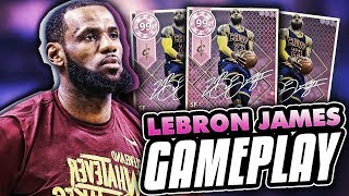 NEW PINK DIAMOND LEBRON JAMES GAMEPLAY!! BEST CARD IN THE GAME?! NBA 2K18 MYTEAM