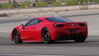 Red Ferrari 458 Italia Racing