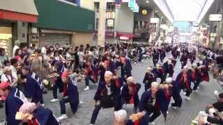 國士舞双 12日 本家高知よさこい2014 全国大会 mususukunjp