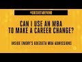 Can I Use an MBA to Make a Career Change?