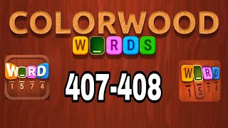 COLORWOOD WORDS Cryptogram level 407 408