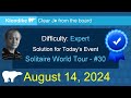 Event\Solitaire World Tour: #30 Klondike - Expert - August 14, 2024