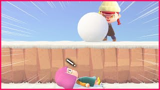 [ACNH] What happens when you drop a snowball?