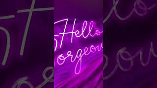 We make custom neon signs for any occasion, business or room in your house! #customdesigns #shorts