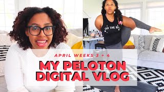 My Peloton At Home Vlog | April Week 3 + 4 on Peloton App + Keto