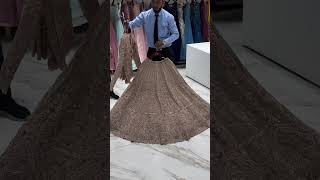 @KSHKIN @Sakshi Sindhi Wedding Bollywood Lehenga New Bollywood Lehenga +919888799315