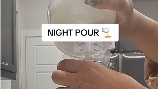 Late night pour!!  | BREASTFEEDING MOMS |Are you up pumping late?