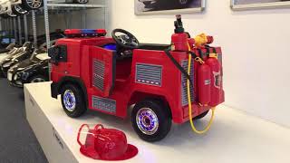 Brandweer wagen  elektrische kinderauto ridecars rotterdam