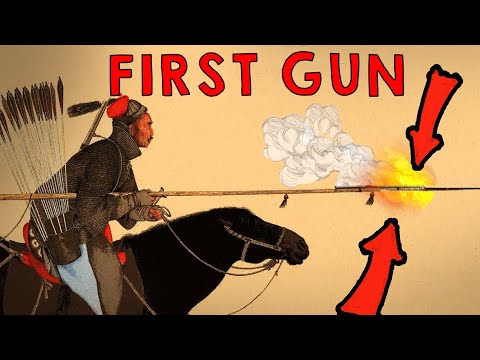 Who made first gun in the world?