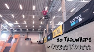 WORLD FIRST 10 TAILWHIPS ON A SCOOTER! - VEETI TUUTTI