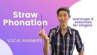 Vocal Warmup With A Straw | Straw Phonation | Sing Through A Straw To Warm Up And Strengthen Voice