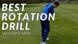 Best ROTATION DRILL for your Backswing and Downswing - It's super SIMPLE!