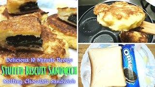 #54-Fun & Easy Recipe for Kids to make at home/ Stuffed Biscuit Sandwich/ 10 Minute Recipe Breakfast