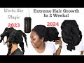 3 Things that can grow your edges and hair to waist length within a short period 😳