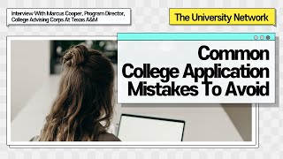 Common College Application Mistakes To Avoid