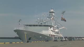 6月30日　新造船第11わかば丸は三保造船から回航（New Ship No. 11 Wakaba Maru makes a round trip from Miho Shipyard）