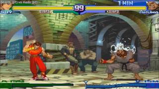 [HD] - Fightcade - Street Fighter Alpha 3 - BeastK(KOR) Vs Mado(KOR)