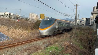 JR四国 8000系L4編成+S5編成 特急しおかぜ24号　三津浜〜松山