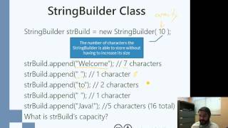 The StringBuilder Class