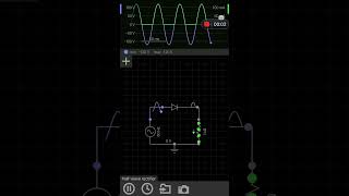 Single diode rectifier | Using Everycircuit