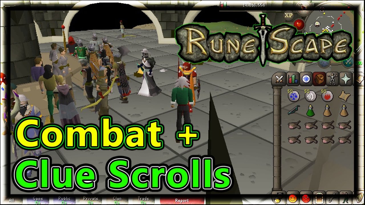 [Combat Skills + Clue Scrolls) Leveling Skills In Oldschool Runescape ...