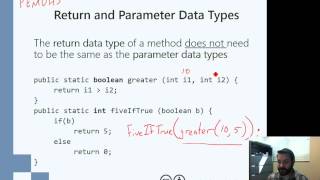 Return and Parameter Data Types