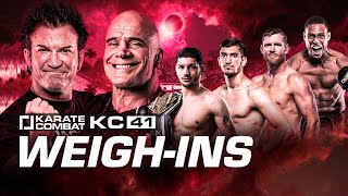 KC41 Weigh-Ins: Chelmiah vs Tebuev with Robin Black