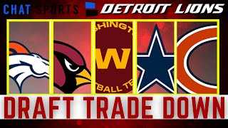 Detroit Lions 2021 NFL Draft Trade In Round 1 Ft Cowboys, Cardinals, Broncos, Bears, And Patriots