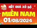 Xổ số Miền Nam hôm nay 1/8/2024 - XSMN - SXMN - KQXSMN - Kết quả xổ số miền Nam thứ 5