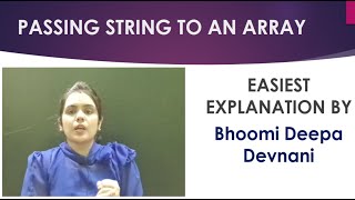 PASSING STRING TO FUNCTION IN C