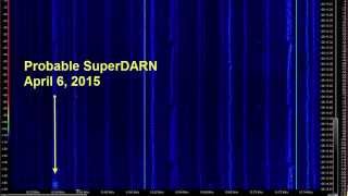 SuperDARN Radar, April 6, 2015