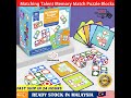 Matching Talent Memory Match Puzzle Blocks Wooden Games Building Cubes Educational Toy