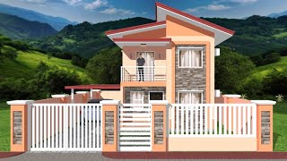 6X6M | 36 SQM | 2 STOREY SMALL HOUSE DESIGN | 3 BEDROOM | 2 T&B