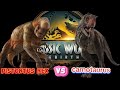 Distortus Rex vs carnotaurus Jurassic world/ Jurassic world rebirth d Rex 