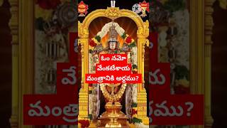 వేంకటేశాయ మంత్రం మహిమ ☸️🙏 #venkateswara #om #telugu #mantra #devotional#vishnu