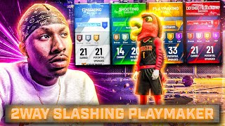 A LEGEND 2 Way Slashing Playmaker is the BEST build on NBA 2K20! It has over 100 badges all together