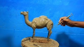 How to make camel with clay | clay modelling animals | mitti ka camel