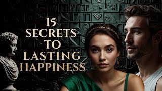 Achieve Lasting Happiness: 15 Stoic Secrets You Didn't Know #stoicism #motivational #successmindset